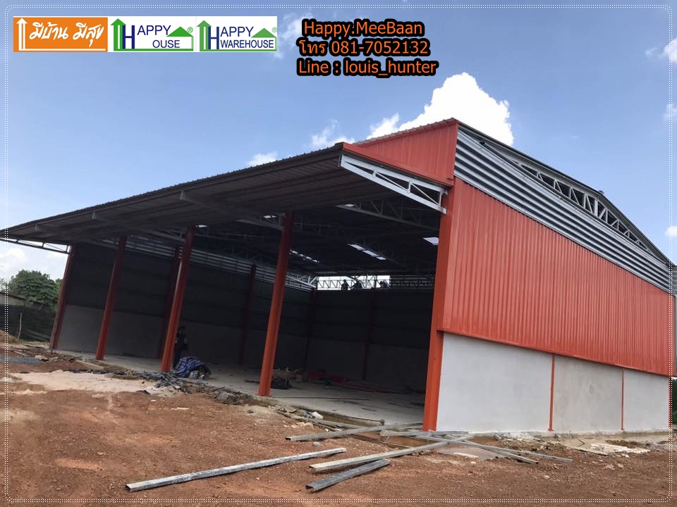 รับสร้างโกดังสำเร็จรูป สร้างโรงงาน
