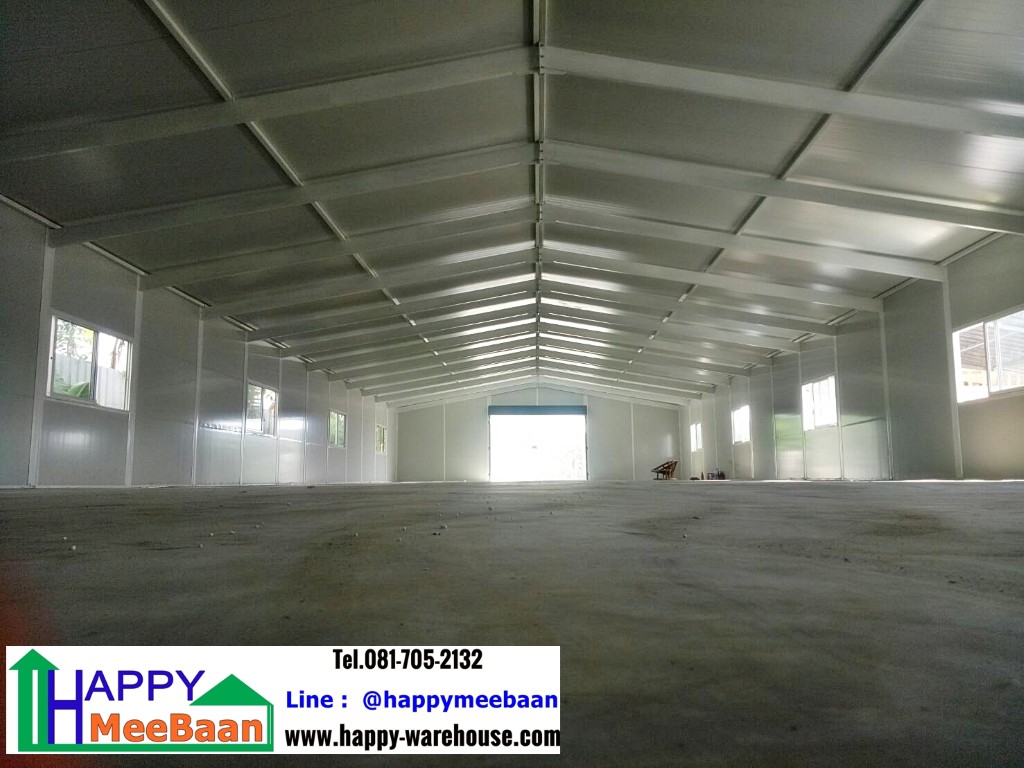 สร้างออฟฟิศขนาดใหญ่ ด้วยผนัง Isowall EPS Sandwich Panel ราคาถูก
