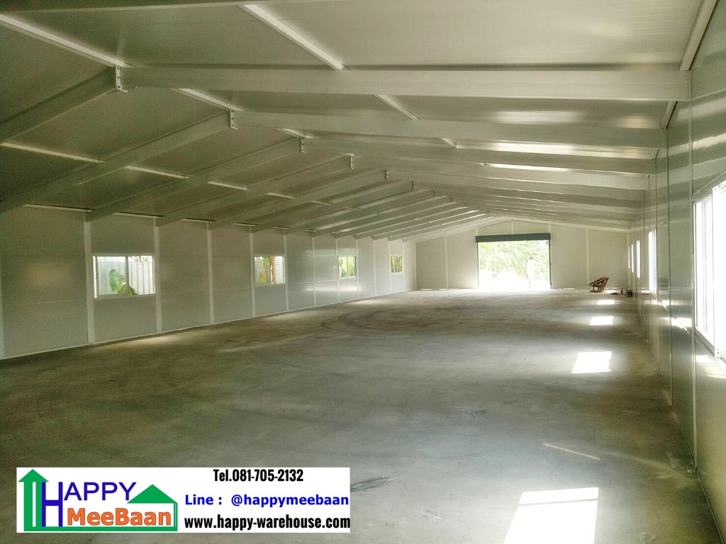 สร้างออฟฟิศขนาดใหญ่ ด้วยผนัง Isowall EPS Sandwich Panel ราคาถูก