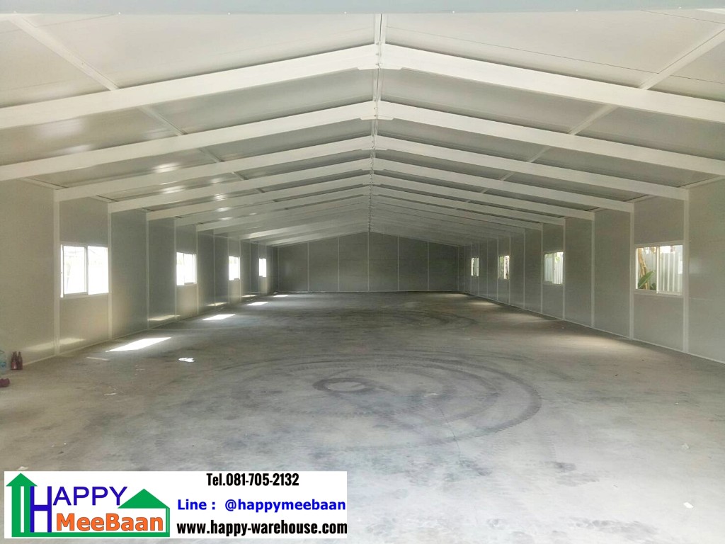 สร้างออฟฟิศขนาดใหญ่ ด้วยผนัง Isowall EPS Sandwich Panel ราคาถูก