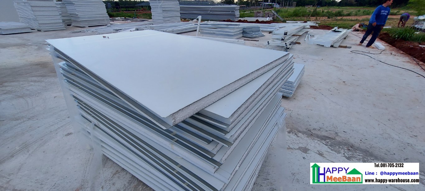 สร้างห้องแล็ปห้องปฏิบัติการ Sandwich Panel /Isowall/EPS