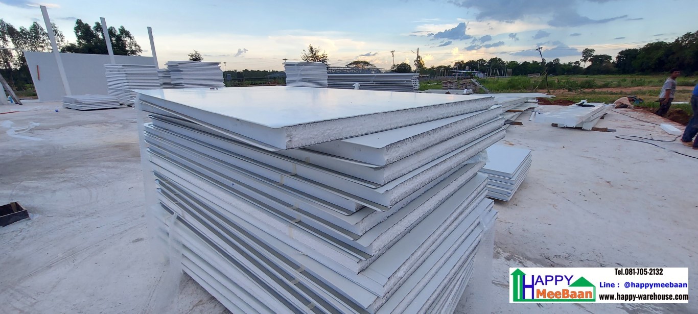 สร้างห้องแล็ปห้องปฏิบัติการ Sandwich Panel /Isowall/EPS 