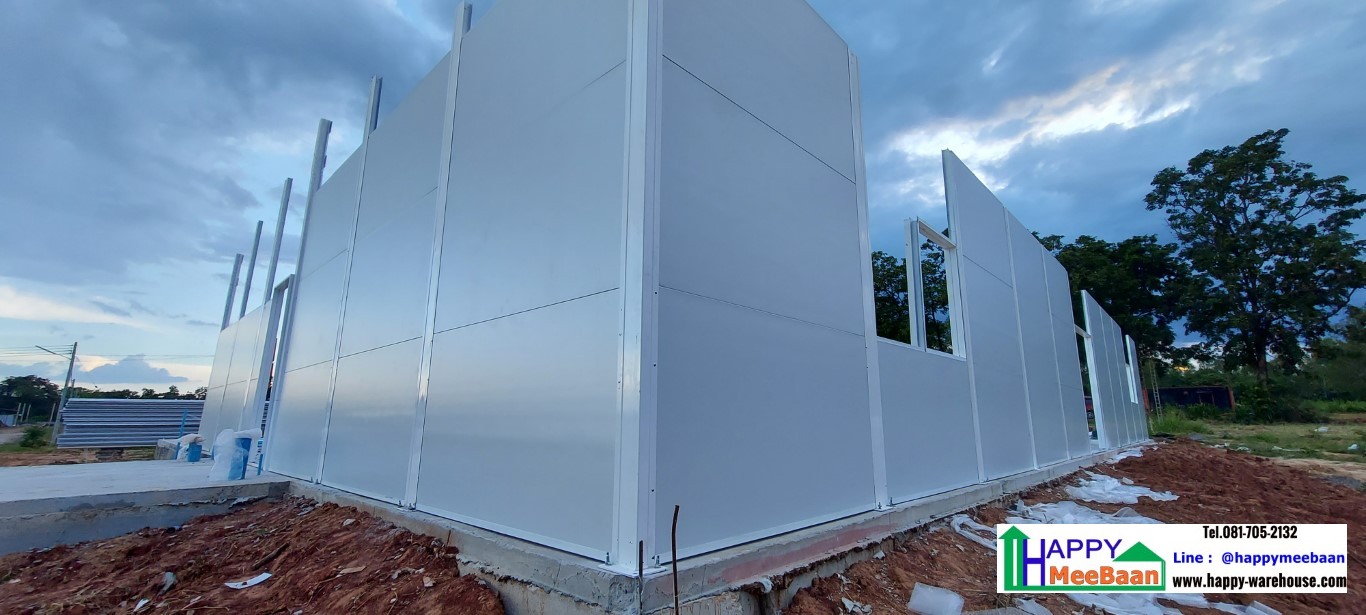 สร้างห้องแล็ปห้องปฏิบัติการ Sandwich Panel /Isowall/EPS 