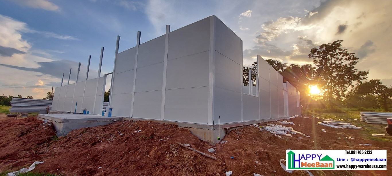 สร้างห้องแล็ปห้องปฏิบัติการ Sandwich Panel /Isowall/EPS 