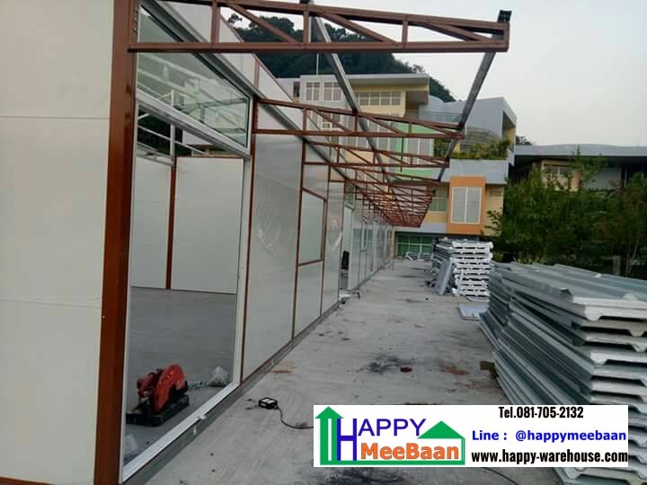 รับสร้างอาคารสำเร็จรูปผนัง EPS Isowall Sandwich Panel