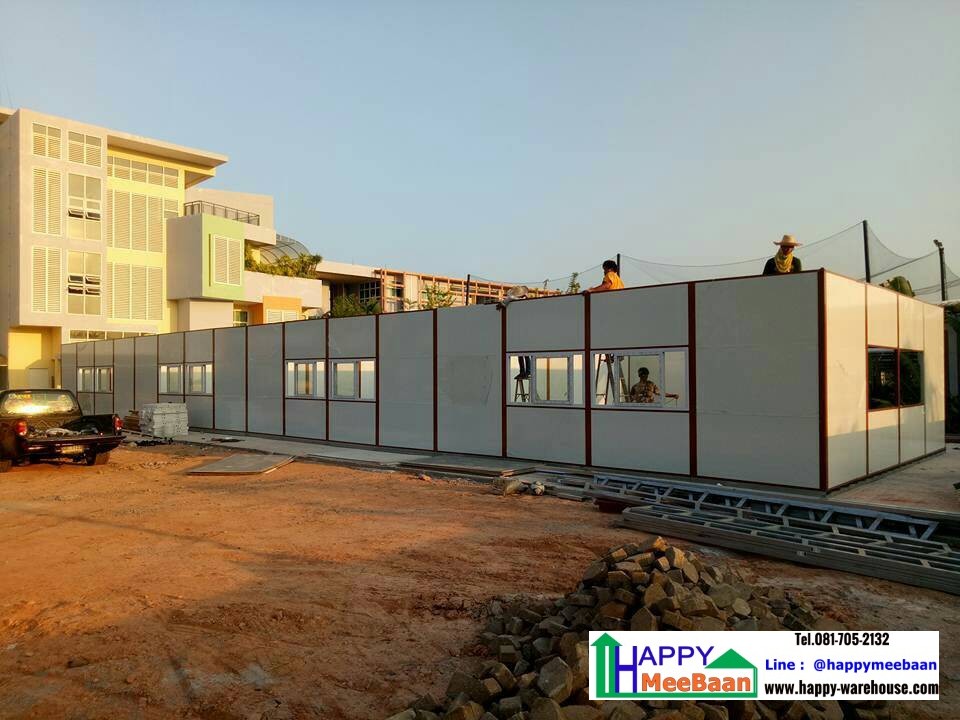 รับสร้างอาคารสำเร็จรูปผนัง EPS Isowall Sandwich Panel