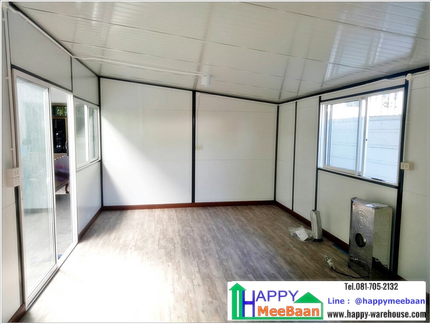 สร้างออฟฟิศสำเร็จรูป ผนังEPS