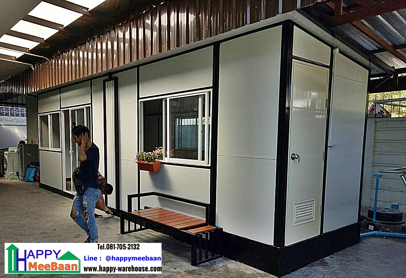 สร้างออฟฟิศสำเร็จรูป ผนังEPS