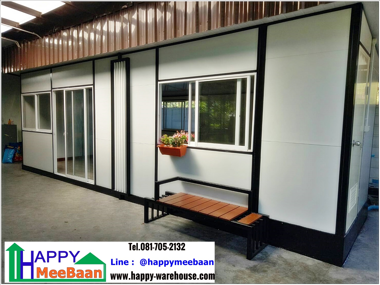 สร้างออฟฟิศสำเร็จรูป ผนังEPS