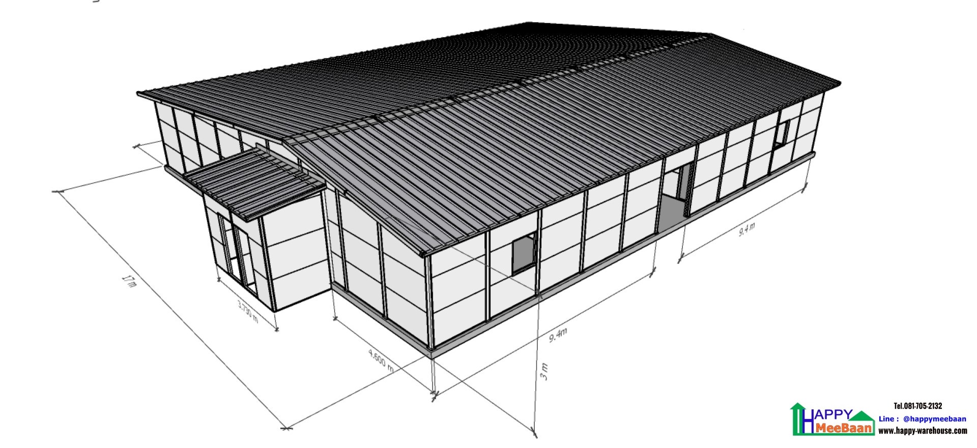 สร้างห้องแล็ปห้องปฏิบัติการ Sandwich Panel /Isowall/EPS 