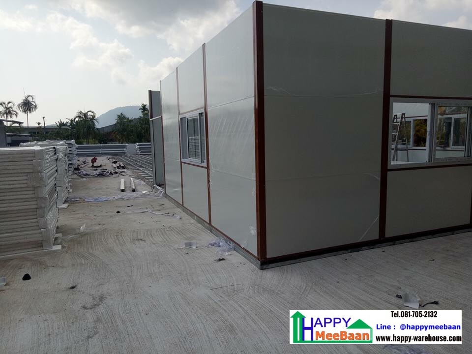 รับสร้างอาคารสำเร็จรูปผนัง EPS Isowall Sandwich Panel