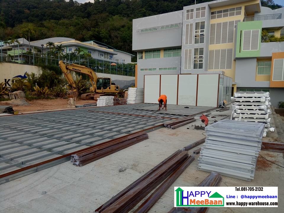 รับสร้างอาคารสำเร็จรูปผนัง EPS Isowall Sandwich Panel