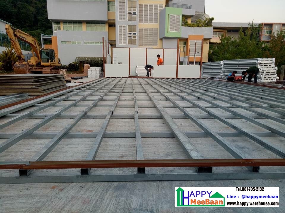รับสร้างอาคารสำเร็จรูปผนัง EPS Isowall Sandwich Panel
