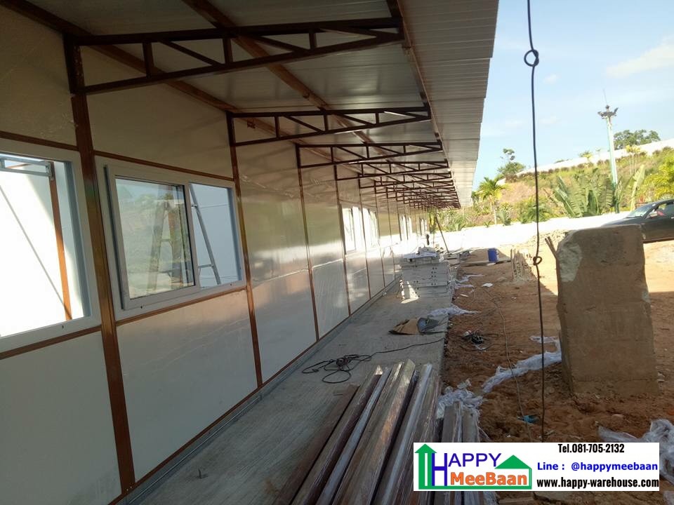 รับสร้างอาคารสำเร็จรูปผนัง EPS Isowall Sandwich Panel