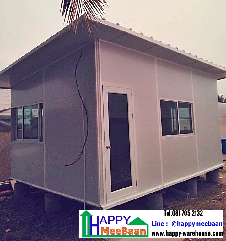 สร้างออฟฟิศสำเร็จรูป ด้วยผนัง Isowall EPS Sandwich Panel 