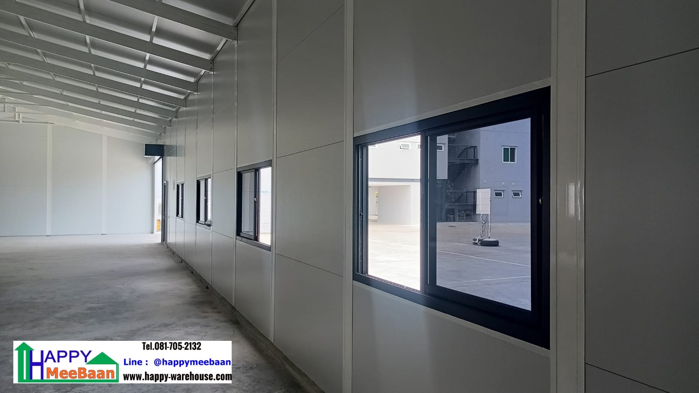 สร้างออฟฟิศสำเร็จรูป สร้างโกดังขนาดเล็ก ด้วยผนัง Isowall