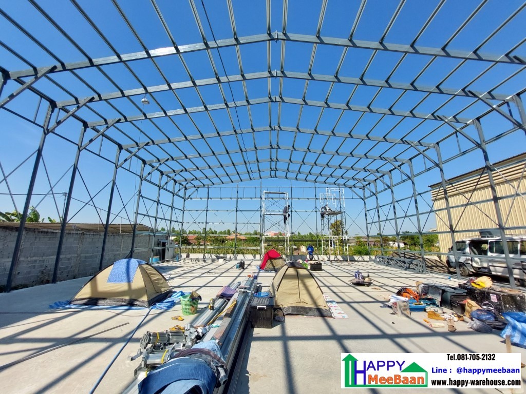 รับสร้างรับออกแบบโครงการโกดังให้เช่า