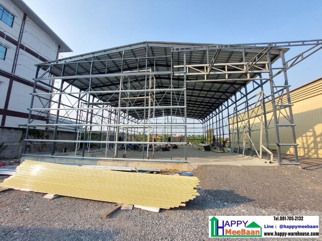 รับสร้างรับออกแบบโครงการโกดังให้เช่า