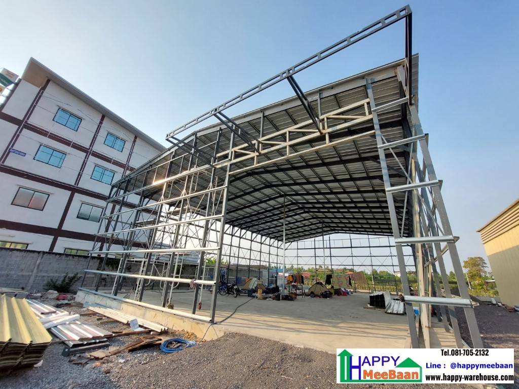 รับสร้างรับออกแบบโครงการโกดังให้เช่า