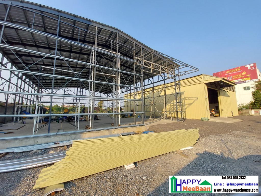 รับสร้างรับออกแบบโครงการโกดังให้เช่า
