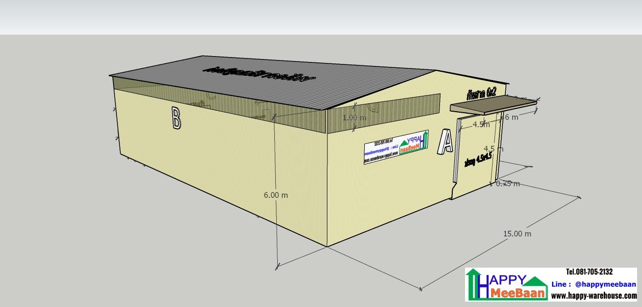 รับสร้างรับออกแบบโครงการโกดังให้เช่า