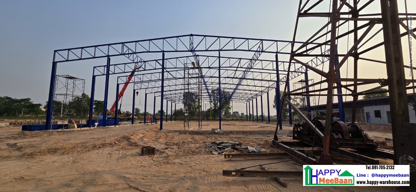 รับสร้างโกดัง รับสร้างโรงงาน ขนาดใหญ่ ขอนแก่น