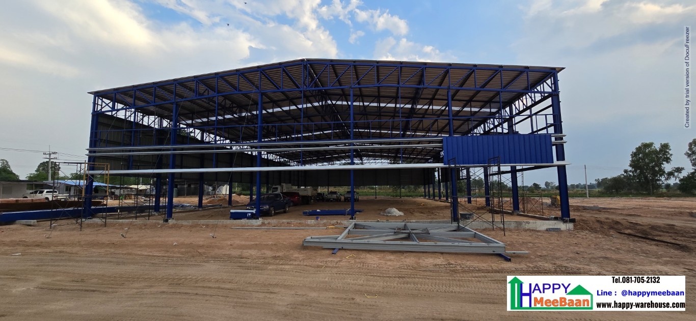 รับสร้างโกดัง รับสร้างโรงงาน ขนาดใหญ่ ขอนแก่น