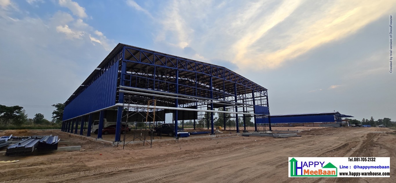 รับสร้างโกดัง รับสร้างโรงงาน ขนาดใหญ่ ขอนแก่น