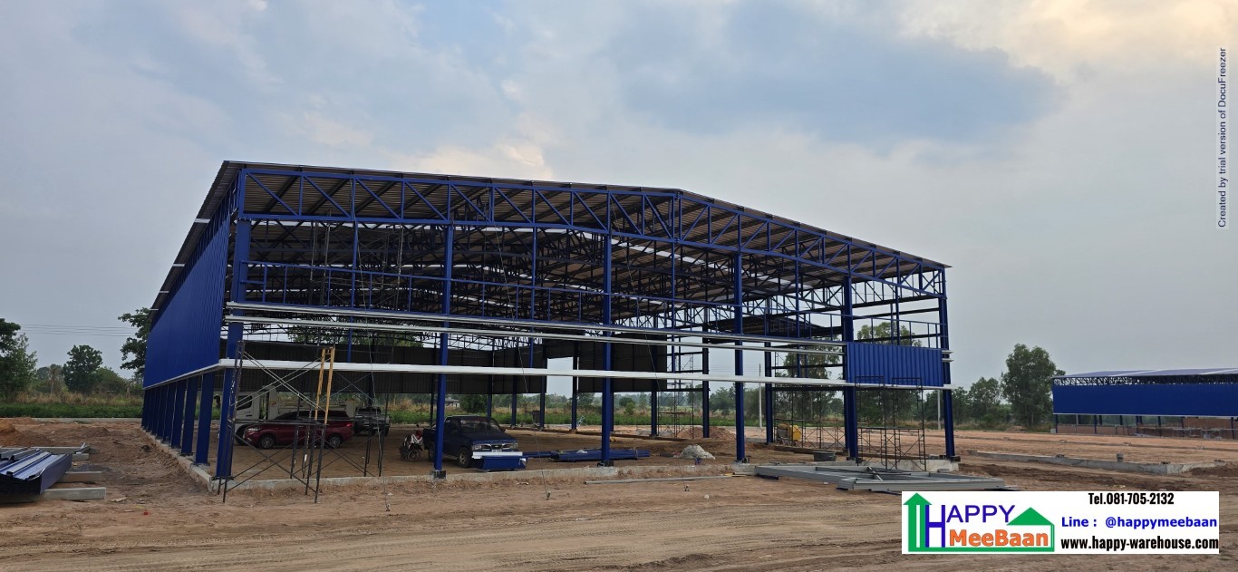 รับสร้างโกดัง รับสร้างโรงงาน ขนาดใหญ่ ขอนแก่น