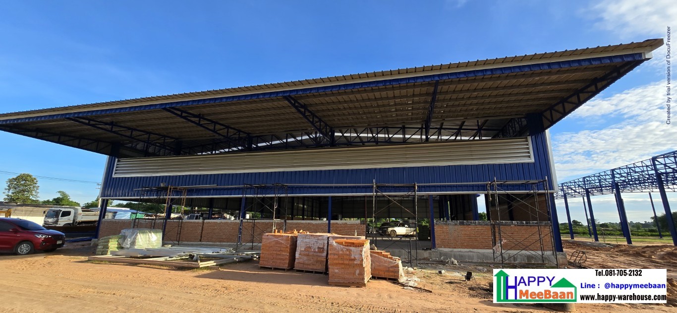 รับสร้างโกดัง รับสร้างโรงงาน ขนาดใหญ่ ขอนแก่น