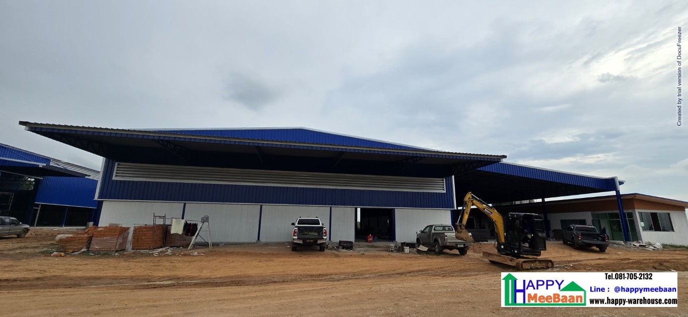 รับสร้างโกดัง รับสร้างโรงงาน ขนาดใหญ่ ขอนแก่น