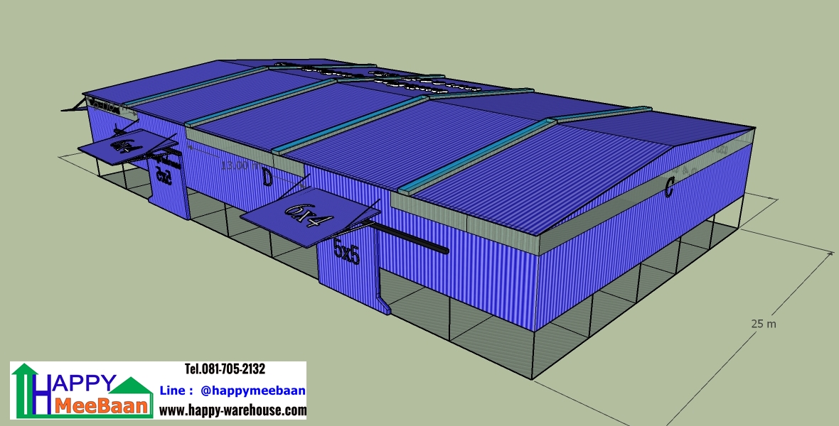 รับสร้างโกดัง รับสร้างโรงงาน ขนาดใหญ่ ขอนแก่น