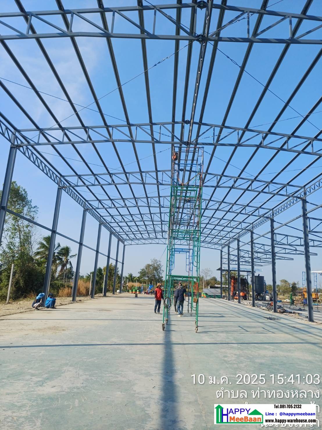 รับสร้างโกดัง เก็บฟางข้าว เก็บข้าว และวัสดุการเกษตร