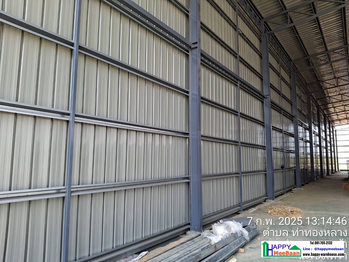 รับสร้างโกดัง เก็บฟางข้าว เก็บข้าว และวัสดุการเกษตร