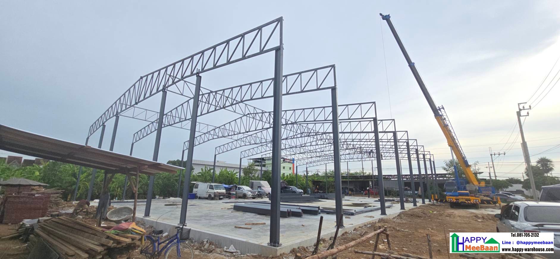 รับสร้างโกดังให้เช่า