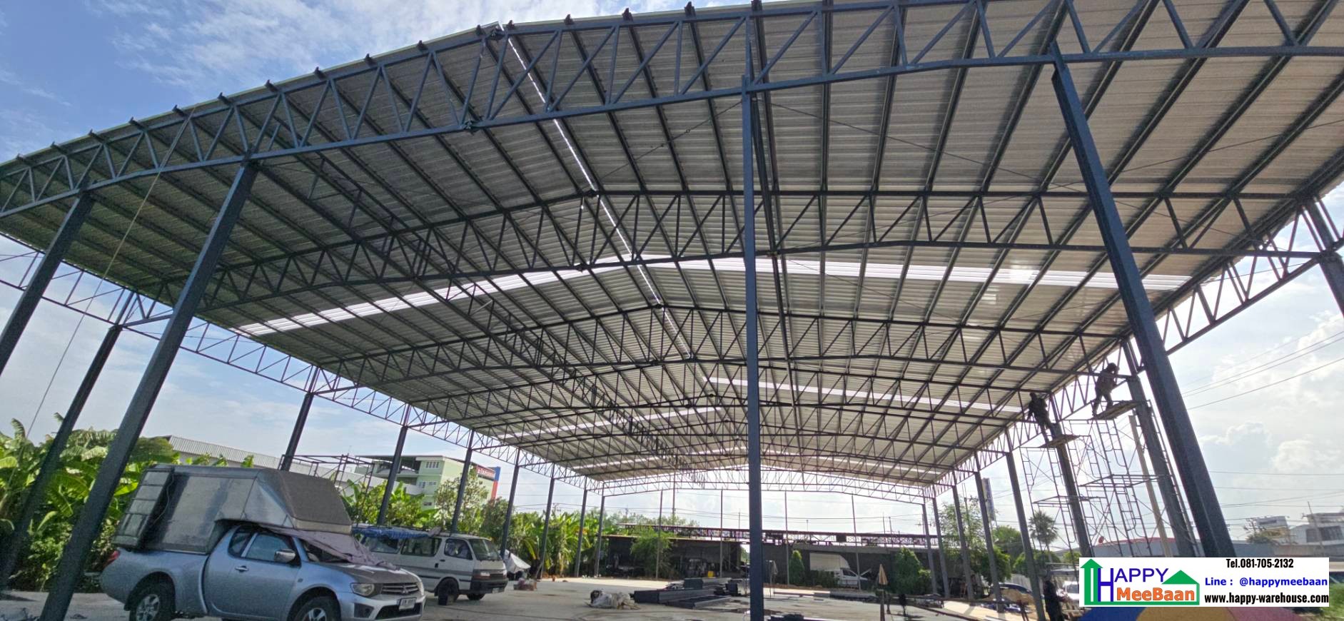 รับสร้างโกดังให้เช่า