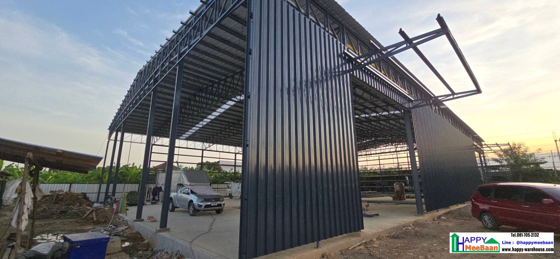 รับสร้างโกดังให้เช่า