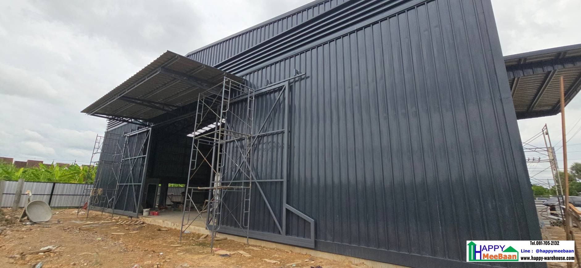 รับสร้างโกดังให้เช่า