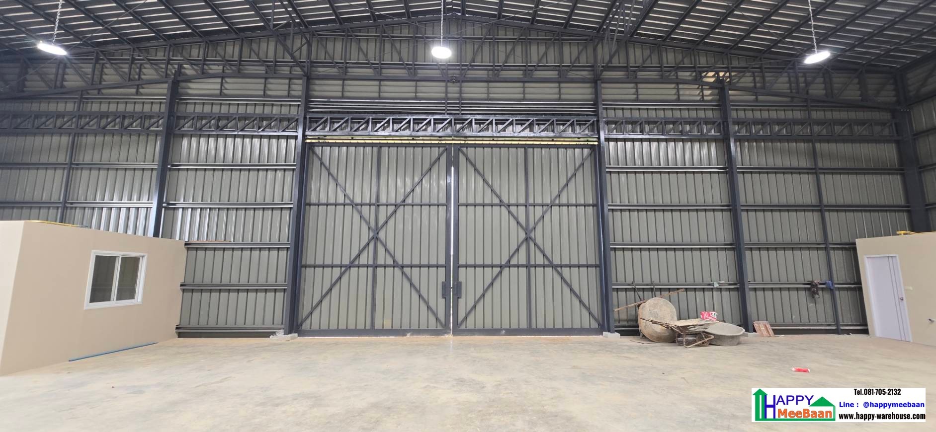 รับสร้างโกดังให้เช่า