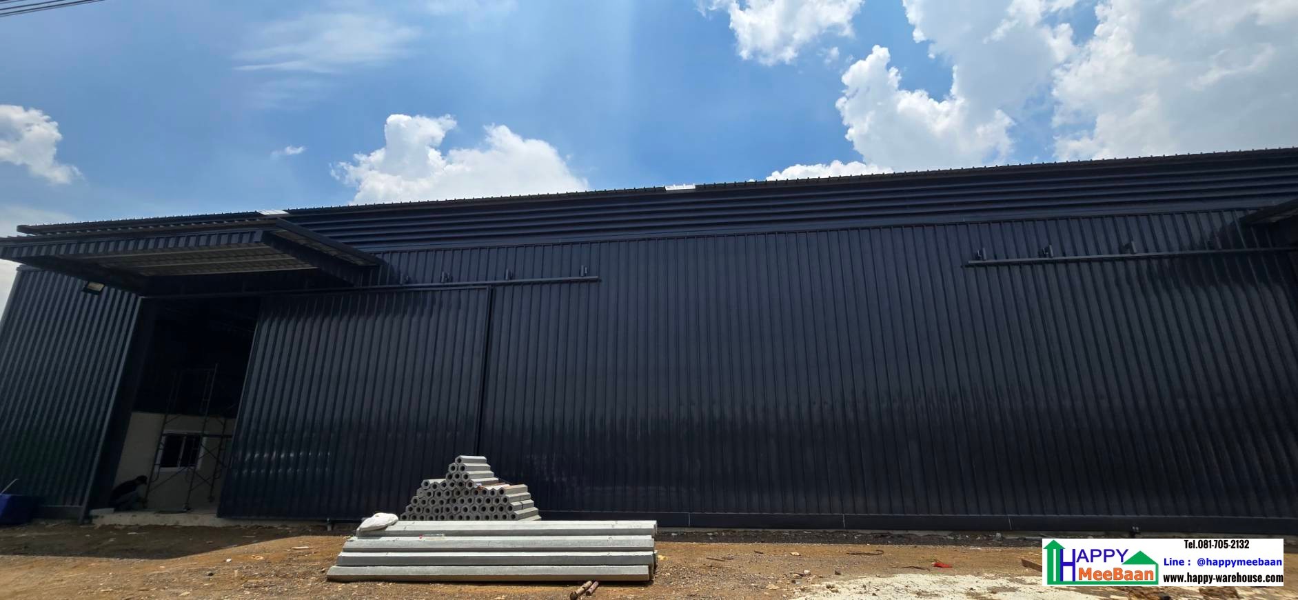 รับสร้างโกดังให้เช่า