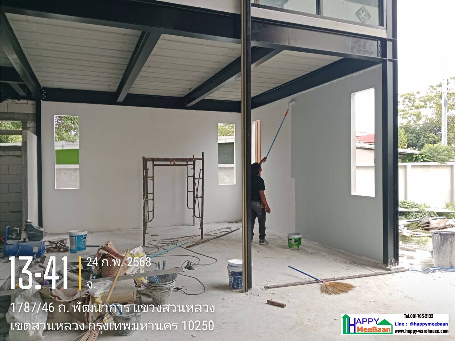 รับสร้างโกดังพร้อมออฟฟิศ