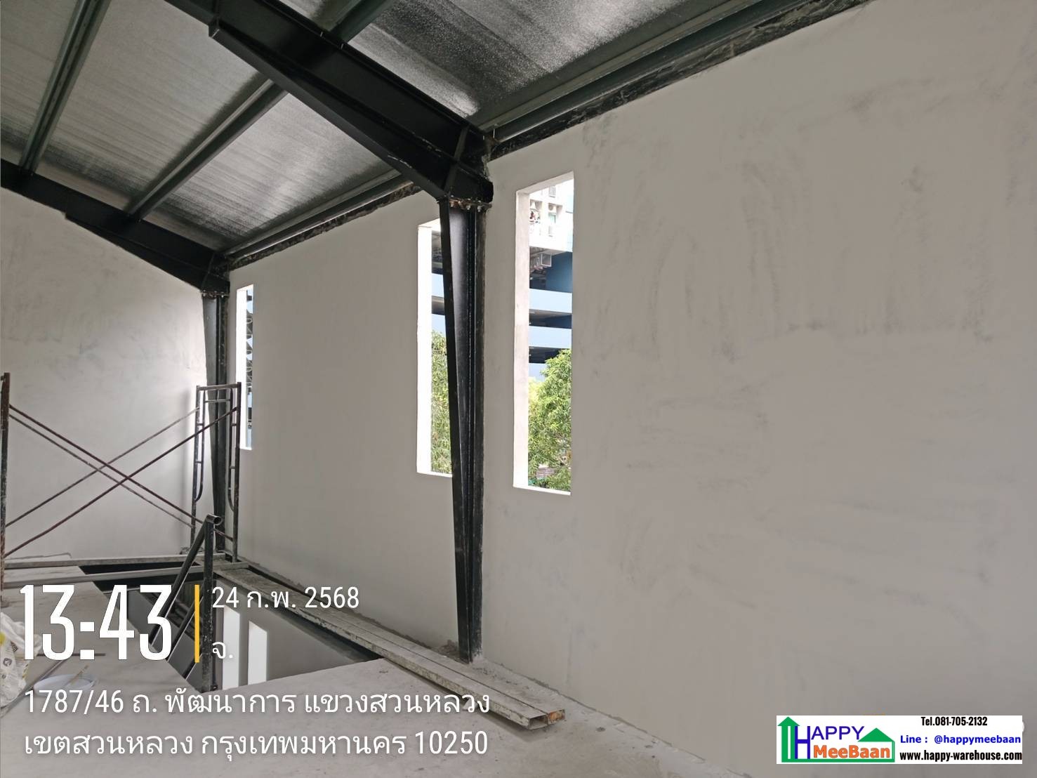 รับสร้างโกดังพร้อมออฟฟิศ