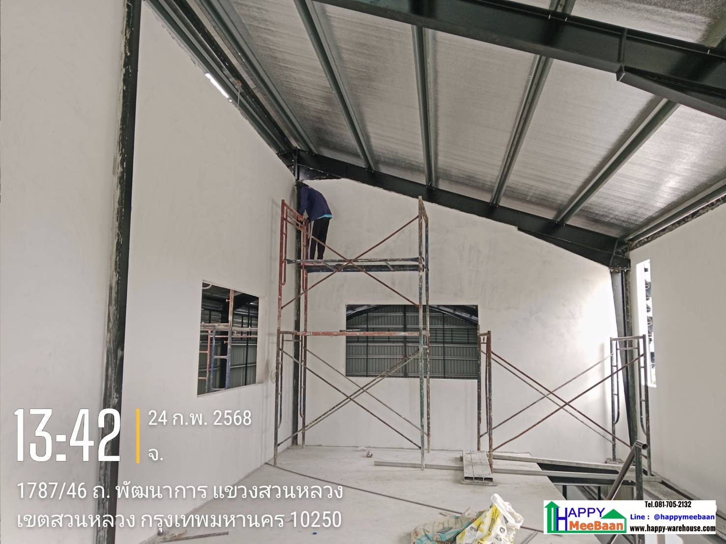 รับสร้างโกดังพร้อมออฟฟิศ