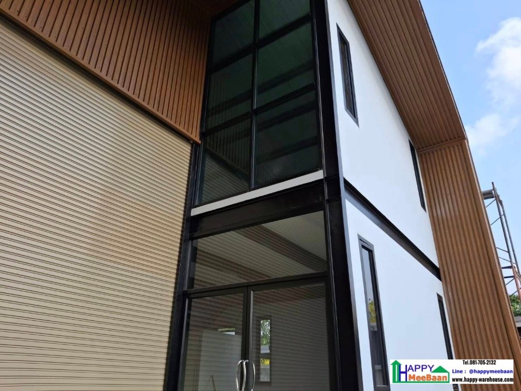 รับสร้างโกดังพร้อมออฟฟิศ