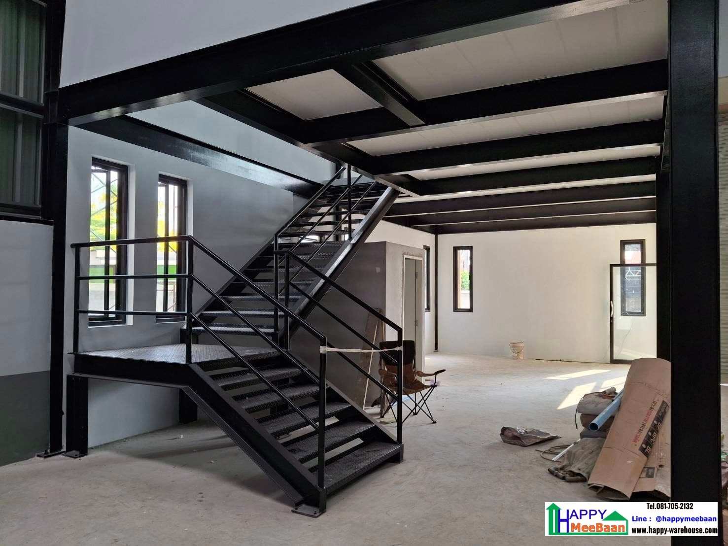 รับสร้างโกดังพร้อมออฟฟิศ