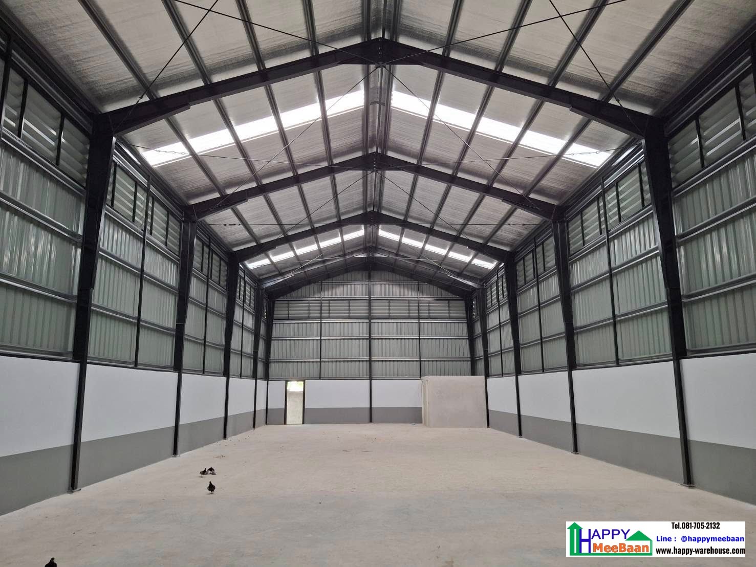 รับสร้างโกดังพร้อมออฟฟิศ