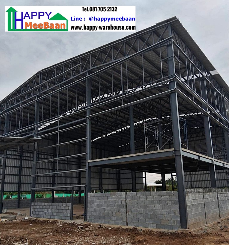 รับสร้างโกดัง และสร้างโรงงานในนิคมอุตสาหกรรม