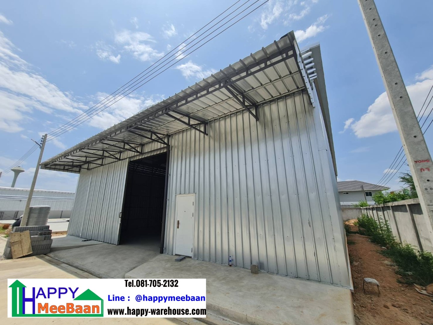 รับสร้างโกดังให้เช่า