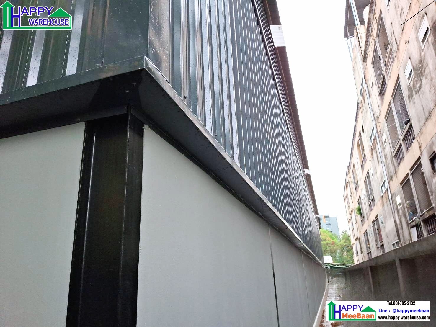 รับสร้างโกดังพร้อมออฟฟิศ