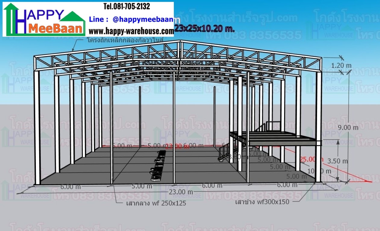 รับสร้างโกดัง และสร้างโรงงานในนิคมอุตสาหกรรม